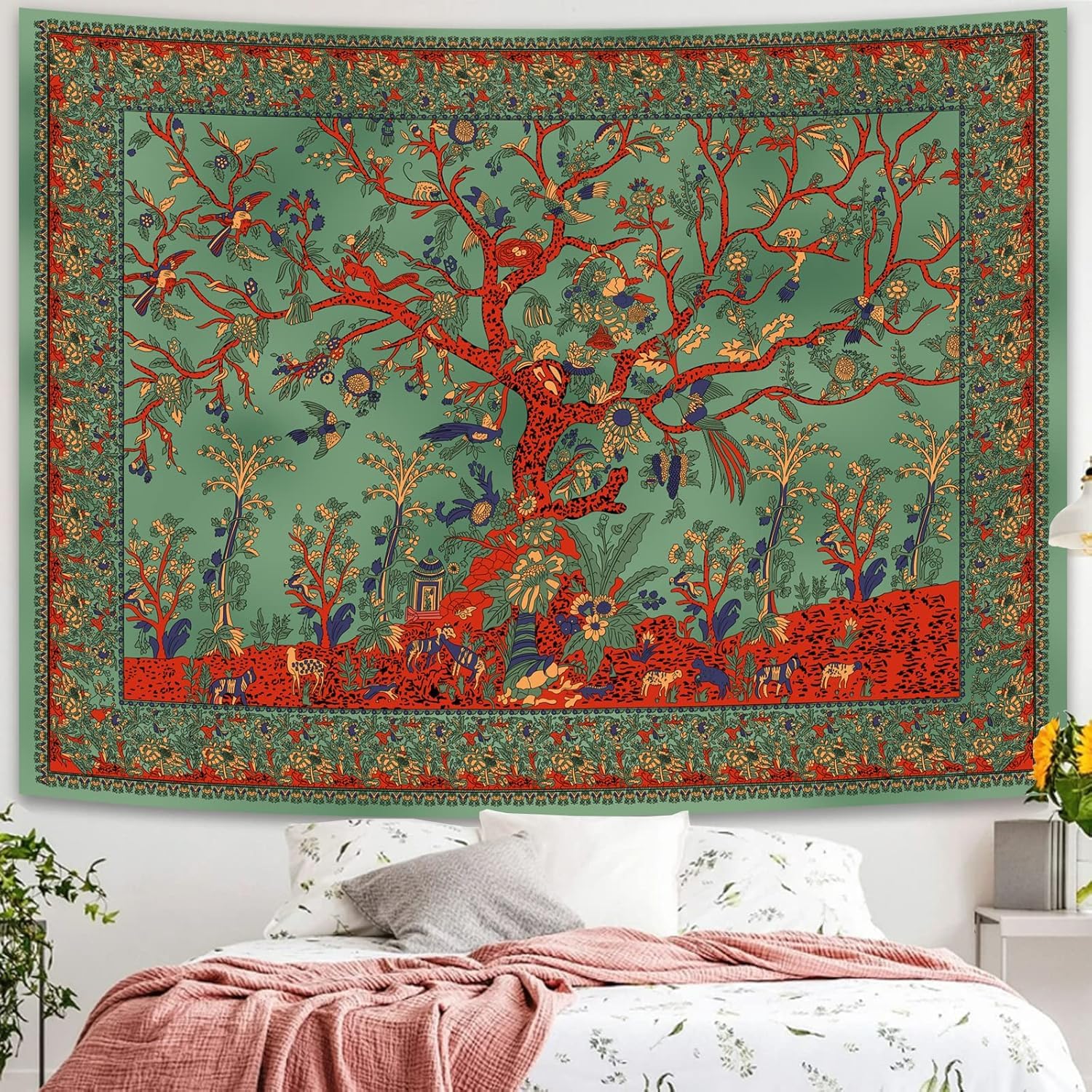 Amazon.com: Simpkeely Tree of Life Tapestry, Aesthetic